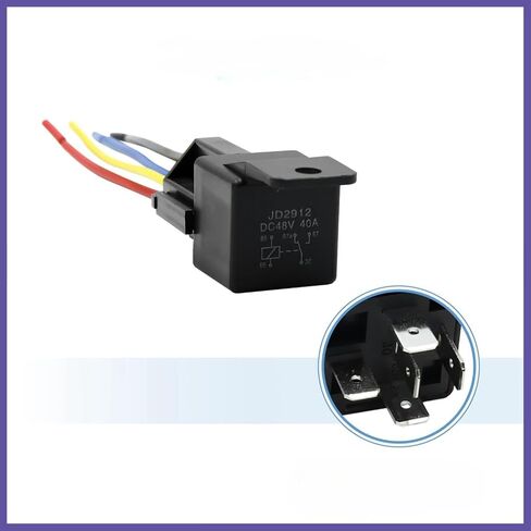 3 قطعة JD-2912 5 دبوس تيار مستمر 48 فولت 40A مفتاح مرحل الصمامات العالمي مع تسخير in Kuwait
