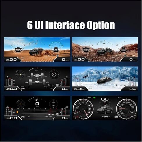 15" Car Digital Dashboard Cluster Compatible with Chevrolet Silverado Tahoe Suburban GMC Yukon Sierra 2007-13 Virtual Instrument Panel in Kuwait