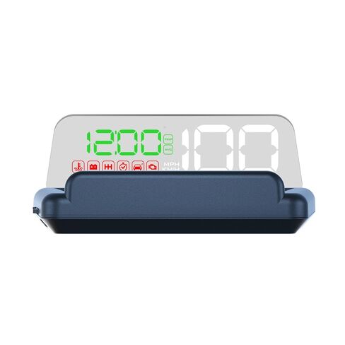 C500 HUD OBD2 Gauge Display – Heads Up Display for Cars, Speed Display for Car with Auto-Dimming, OBD Speedometer, Overheating Warning, RPM & Voltage Monitor, for Car Owners & Daily Driving in Kuwait