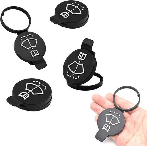 Windshield Wiper Fluid Cap Replacement for GMC Chevrolet Cadillac Buick Camaro Silverado Cruze, Washer Reservoir Cap OEM 12767700 13227300 1450270, 4 Pack in Kuwait