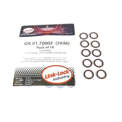 10PCS FKM Viton OR.01.70002 O-Ring Gasket for Transmission Cooling Pipe 17211742636 17211712354 17227581147 forBMW E46 E90 E93 E60 E65 F82 E66 F02 E70 E71 E85 in Kuwait