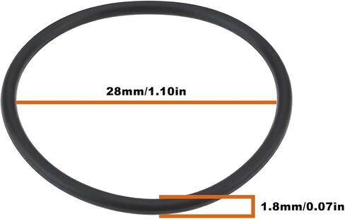 2Pcs O-Ring 1270016119 for Mounting Chainring BDU4XX Compatible with Bosch 37YY 31YY 38YY E-Bike Spider Seal in Kuwait