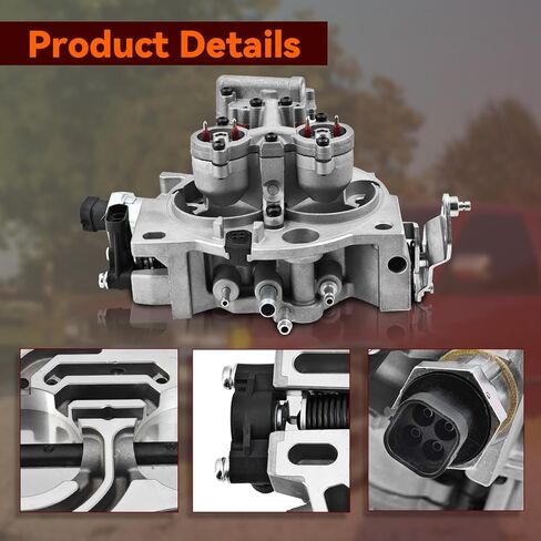 17087101 Throttle Body Compatible with Chevy for GMC 350 5.7L Truck Silverado Tahoe Suburban 1987-1990 TBI220 17087020 in Kuwait