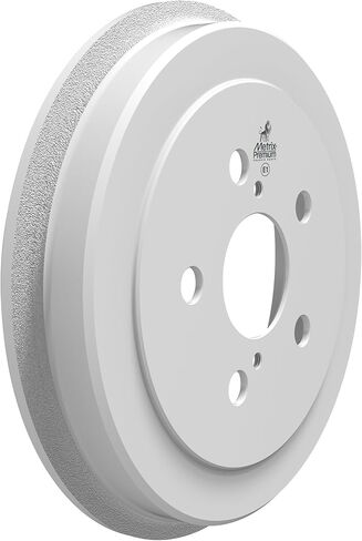 أجزاء الهيكل الفاخرة من Metrix - 9.53 بوصة (242 مم) مجموعة طبلة الفرامل الخلفية المطلية بقطعتين تناسب 2002-2008 Toyota Corolla التي تم بناؤها بعد 4/2002، 2004-2008 Toyota Prius، 2000-2005 Toyota Celica، استبدال 9734R in Kuwait
