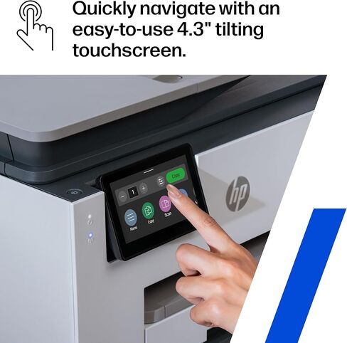 طابعة HP OfficeJet Pro 9135 اللاسلكية الكل في واحد نافثة للحبر الملونة، الطباعة، المسح الضوئي، النسخ، الفاكس، ADF، الطباعة/المسح الضوئي على الوجهين، الأفضل للمكتب، تجربة 3 أشهر من الحبر الفوري، قادرة على الذكاء الاصطناعي (C2WM0A) in Kuwait