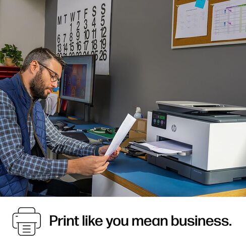 طابعة HP OfficeJet Pro 9135 اللاسلكية الكل في واحد نافثة للحبر الملونة، الطباعة، المسح الضوئي، النسخ، الفاكس، ADF، الطباعة/المسح الضوئي على الوجهين، الأفضل للمكتب، تجربة 3 أشهر من الحبر الفوري، قادرة على الذكاء الاصطناعي (C2WM0A) in Kuwait