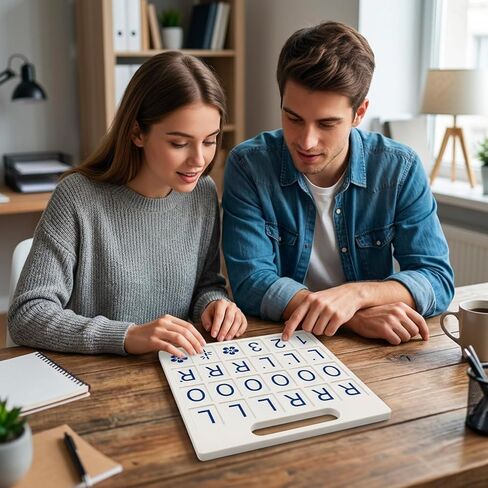 لوحة Solo Mahjong، لوحة التدريب باللون الأزرق، أداة ممارسة لوحات Solo Mahjong لتحسين التعرف على البلاط والاستراتيجية في المنزل in Kuwait