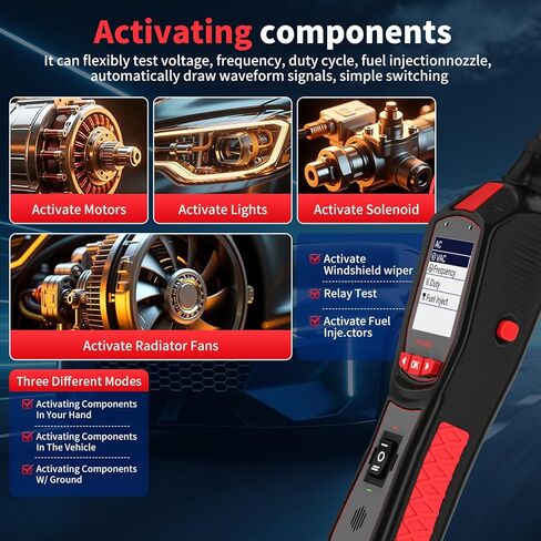 P150 Automotive Circuit Tester, 6-30V Power Circuit Probe Kit, Car Electrical Diagnostic Tool with AC/DC Voltage Test, Component Activation, Short Circuit Locator for 12V 24V Vehicles in Kuwait