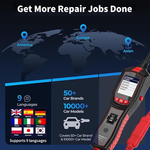 P150 Automotive Circuit Tester, 6-30V Power Circuit Probe Kit, Car Electrical Diagnostic Tool with AC/DC Voltage Test, Component Activation, Short Circuit Locator for 12V 24V Vehicles in Kuwait