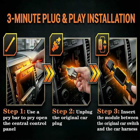 Auto Start Stop Eliminator Compatible with Chevy Silverado 1500 2019 2020 2021 and GMC Sierra 1500 2019 2020 2021, Plug & Play Disable A-Off Engine Disabler/Canceller, Autostop Harness Module in Kuwait