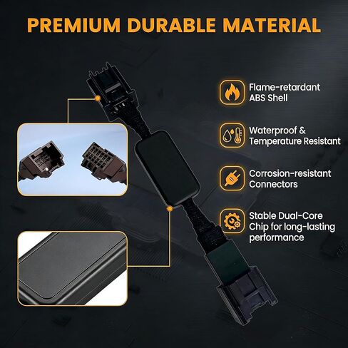 Auto Start Stop Eliminator Compatible with Chevy Silverado 1500 2019 2020 2021 and GMC Sierra 1500 2019 2020 2021, Plug & Play Disable A-Off Engine Disabler/Canceller, Autostop Harness Module in Kuwait
