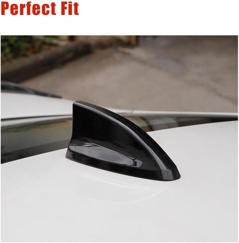 YINGTUU لسيارة Honda Civic 2022-2026 CRV/HRV/Accord 2023-2026 ملحقات السيارة الديكور الخارجي هوائي القبعات العالية غطاء زعانف القرش أسود لامع in Kuwait