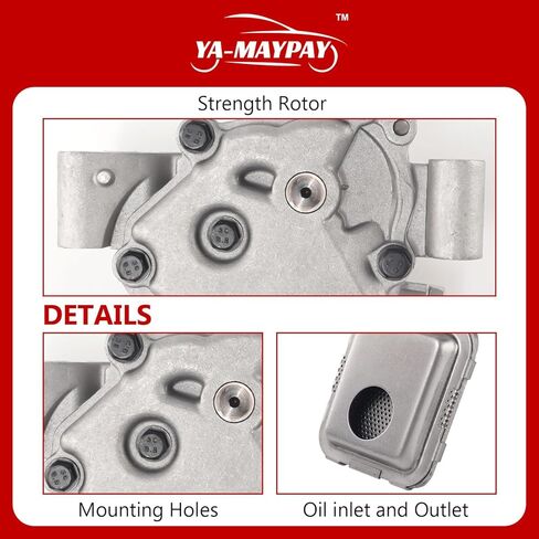 Engine Oil Pump Compatible with Toyota Camry Corolla Highlander Matrix RAV4 Solara,HS250h,Vibe,tC xB L4 2.4L #15100-0H060 in Kuwait