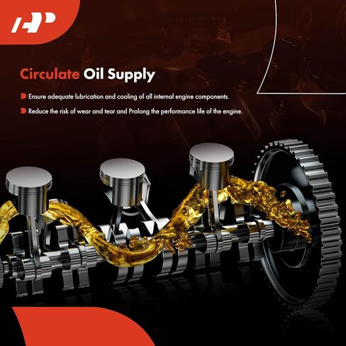 A-Premium Engine Oil Pump for 2.8L 3.2L Compatible with Volkswagen Jetta 1994-2004, Passat 1993-1997, Golf 1995-2005, Corrado 1992-1994 & Audi TT Quattro 2004-2006, Replace# 021115105B, 021115153D in Kuwait