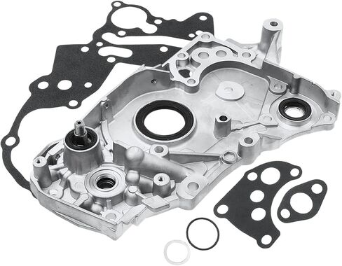 A-Premium Engine Oil Pump with O-Ring & Gasket Compatible with Hyundai Elantra 1993-1995, Sonata 1992-1995 & Mitsubishi Mirage 1989/1991-1992, Eclipse, Galant & Plymouth Colt, Laser, 1.6L 1.8L 2.0L in Kuwait