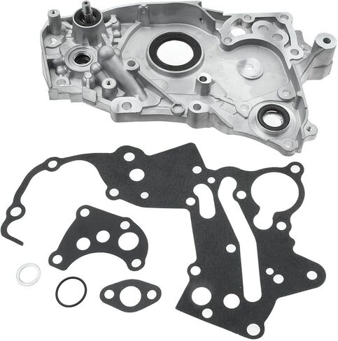 A-Premium Engine Oil Pump with O-Ring & Gasket Compatible with Hyundai Elantra 1993-1995, Sonata 1992-1995 & Mitsubishi Mirage 1989/1991-1992, Eclipse, Galant & Plymouth Colt, Laser, 1.6L 1.8L 2.0L in Kuwait