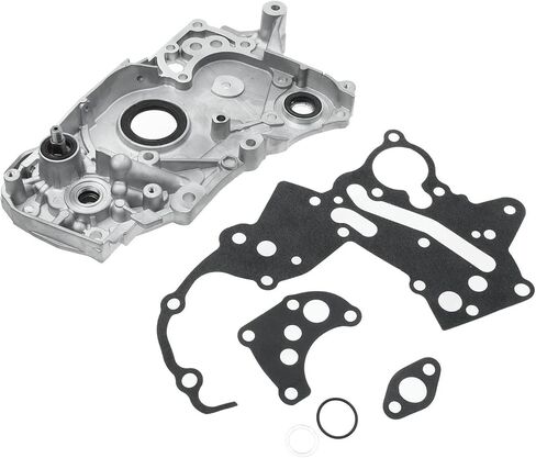 A-Premium Engine Oil Pump with O-Ring & Gasket Compatible with Hyundai Elantra 1993-1995, Sonata 1992-1995 & Mitsubishi Mirage 1989/1991-1992, Eclipse, Galant & Plymouth Colt, Laser, 1.6L 1.8L 2.0L in Kuwait