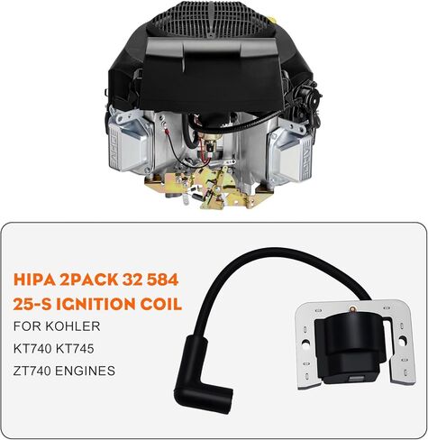 HIPA 32 584 25-S ملف الإشعال مغناطيسي لكوهلر KT740 KT745 ZT740 استبدال 32 584 09-S 32 584 24-S in Kuwait