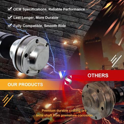 Rear Complete Drive Shaft Fits for 2014-2023 Jeep Cherokee KL AWD/4WD Precision Balanced Driveshaft Assembly Replaces 986516 52123612AA 52123612AB 52123612AC 52123612AD in Kuwait