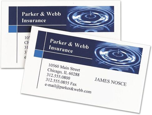 Avery 8471 Microperf Business Cards, Inkjet, 2 x 3-1/2, Matte White, 1000/Box in Kuwait