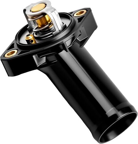 Engine Coolant Thermostat Housing Assembly Compatible With Jeep Wrangler JK 2007-2011 3.8L V6 - Replaces 4666149AA, 902-3038, CO34826, 85357, CH5357 in Kuwait