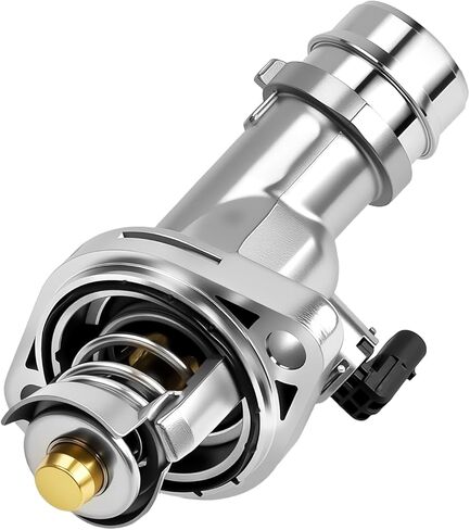 Upgraded Aluminium Engine Coolant Thermostat Housing Assembly Fits Hyundai Elantra 2017-2020, Kona 2018-2021, Veloster 2019-2021, Kia Seltos 2021, Soul 2020-2021- Replaces 25500-2E085, 902-5210 in Kuwait