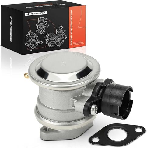 صمام فحص حقن الهواء الثانوي A-Premium متوافق مع Audi Q7 2008-2010، A8 Quattro 2011-2012 وVolkswagen Touareg 2007-2009، 4.2 لتر، صمام التحكم في فحص مضخة الهواء مع حشية in Kuwait