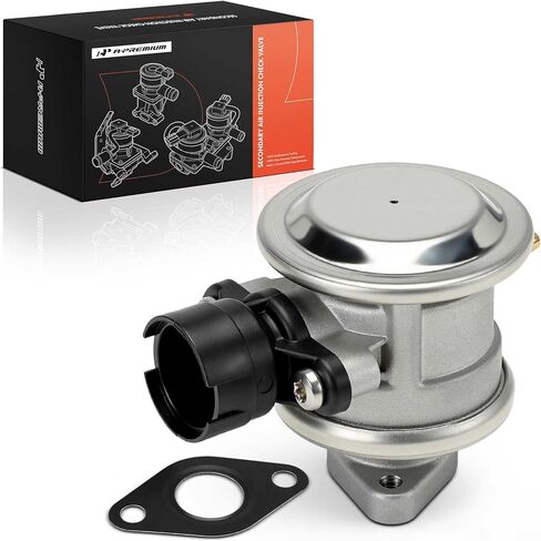 صمام فحص حقن الهواء الثانوي A-Premium متوافق مع Audi Q7 2008-2010، A8 Quattro 2011-2012 وVolkswagen Touareg 2007-2009، 4.2 لتر، صمام التحكم في فحص مضخة الهواء مع حشية in Kuwait