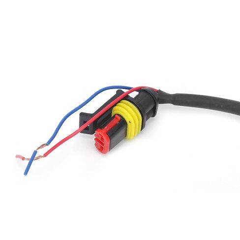 مقياس درجة حرارة الغاز Cryfokt، شاشة رقمية LED حمراء مقاومة للماء IP65 مع مستوى تحذير قابل للتعديل وموصل مقاوم للماء، للتركيب العالمي للمركبة 12 فولت تيار مستمر in Kuwait