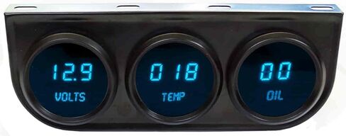 Intellitronix LED 3-Gauge Digital Panel [Blue] in Kuwait