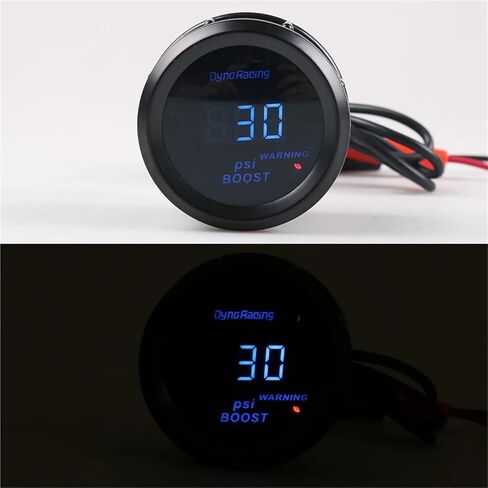 2'' 52MM Blue Digital Led Boost Gauge -14~30PSI Car Meter Sensor BX101461 in Kuwait