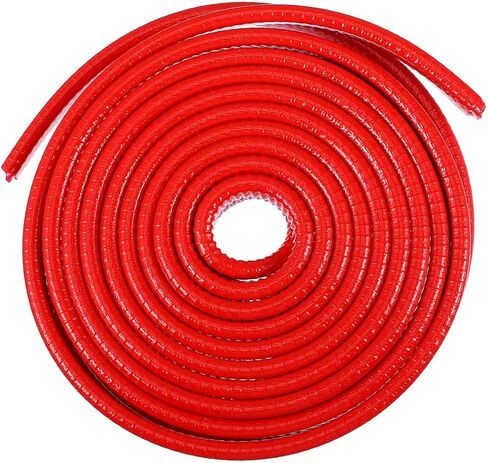 Cabilock Car Bumper Anti-Collision Strip 5m Crimson U-Shaped Rubber Sealing Edge Guard Protector for Automotive Door Armor Exterior Accessories in Kuwait