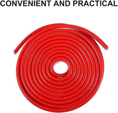 Cabilock Car Bumper Anti-Collision Strip 5m Crimson U-Shaped Rubber Sealing Edge Guard Protector for Automotive Door Armor Exterior Accessories in Kuwait