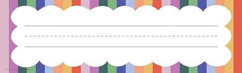 Teacher Created Resources Color Crush Flat Name Plates (TCR9375) in Kuwait