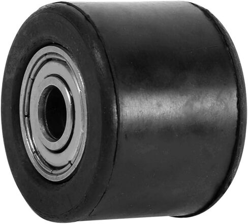 Chain Tensioner Pulley Wheel Rubber & Iron, Black, Inner Diameter: 8mm, External Diameter: 3.6cm, for Dirt Bike in Kuwait