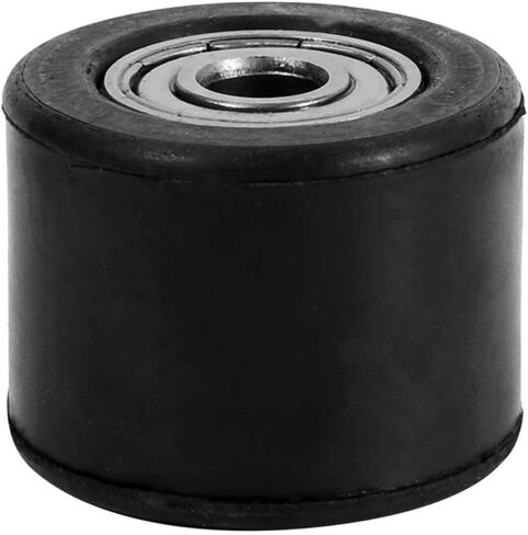 Chain Tensioner Pulley Wheel Rubber & Iron, Black, Inner Diameter: 8mm, External Diameter: 3.6cm, for Dirt Bike in Kuwait