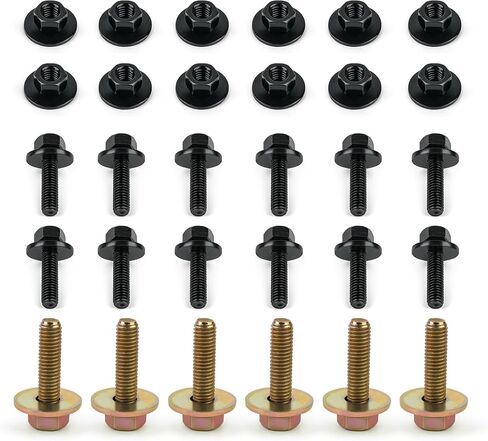 Fits Jeep Wrangler JK JL 07-25 Side Step/Running Board Bolts Hardware (4 Door) - 6104725AA, 6105103AA in Kuwait