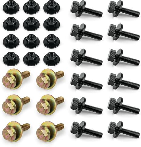 Fits Jeep Wrangler JK JL 07-25 Side Step/Running Board Bolts Hardware (4 Door) - 6104725AA, 6105103AA in Kuwait