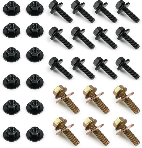 Fits Jeep Wrangler JK JL 07-25 Side Step/Running Board Bolts Hardware (4 Door) - 6104725AA, 6105103AA in Kuwait
