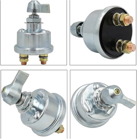Car Disconnect Switch Isolator Cut Off Kill Main Power Switch Compatible with 12V 24V DC Auto Vehicle Model in Kuwait