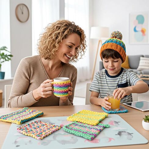 MySHUCE 800 PCS Weaving Loom Loops 7-Inch Durable Nylon DIY Crafts Kit Elastic Bracelet Pot Holder Loom Refills Basket Weaving Kit for DIY Craft in Kuwait