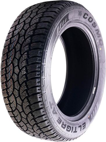 Cosmo Tyres El Tigre AT A/T All-Terrain Off-Road Light Truck Radial Tire-LT285/70R17 285/70/17 285/70-17 121/118S نطاق التحميل E LRE 10-Ply BSW جدار جانبي أسود in Kuwait