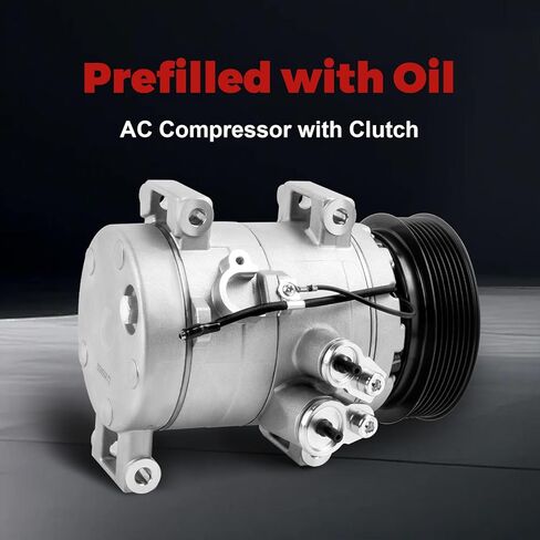 Air Conditioner AC Compressor with Clutch Compatible with Tacoma 2005 2006 2007 2008 2009 2010 2011 2012 2013 2014 2015 Replace 832004060 in Kuwait