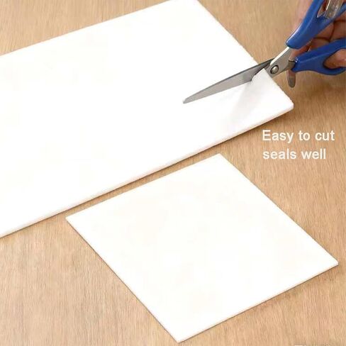 8"x 12"x 1/4" Thick High Temperature Gasket Paper,Ceramic Fiber Gasket Material Fireproof Insulation Sheet for Pellet Stove,Wood Stove,Kiln,Boiler,RV Furnace Gaskets,White 4 Pcs in Kuwait