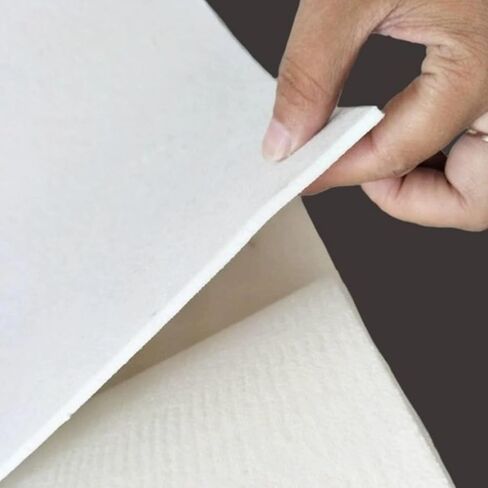 8"x 12"x 1/4" Thick High Temperature Gasket Paper,Ceramic Fiber Gasket Material Fireproof Insulation Sheet for Pellet Stove,Wood Stove,Kiln,Boiler,RV Furnace Gaskets,White 4 Pcs in Kuwait