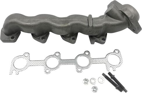 مشعب عادم الجانب الأيمن للراكب RH متوافق مع 1997-1999 Ford Expedition F150 F250 E350 Econoline Super Duty Lincoln Navigator استبدال لـ 674-398 F75Z9430HB XC2Z9430BA in Kuwait