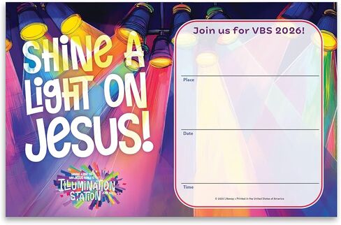 Lifeway Kids VBS 2026 Illumination Station Registration Flyer (Pack of 50) in Kuwait