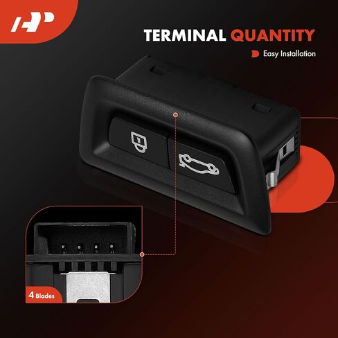 A-Premium Decklid Release Switch Compatible with BMW 328i 330i 335i 340i 535i 550i GT xDrive, X5, 535i 550i GT, X3, 420i 428i 430i 435i 440i 640i 650i Gran Coupe, 740e 740i 740Ld 740Le 740Li xDrive in Kuwait