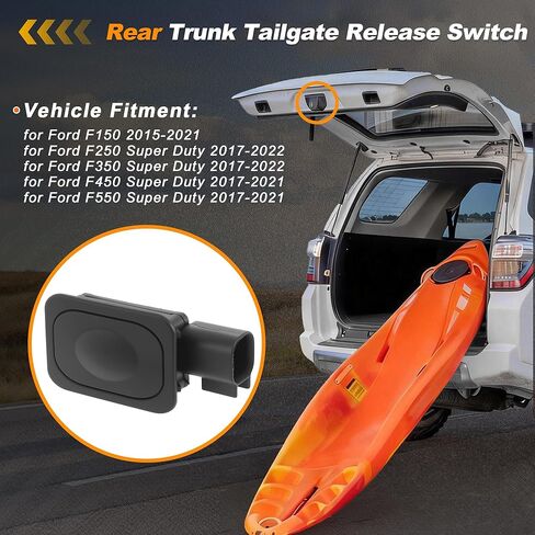 Tailgate Trunk Release Switch for Ford F150 2015-2021 Rear Trunk Lid Lock Boot Door Switch No.FL3Z9C888B in Kuwait
