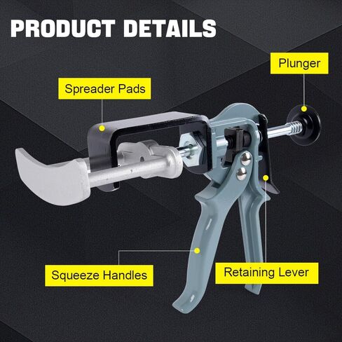 BARTOO 25750 Dual Piston Brake Caliper Compressor Brake Caliper Piston Tool with 2 Caliper Hooks for Most Cars Trucks, Disc Brake Pad Separator Tool Brake Pad Replacement in Kuwait